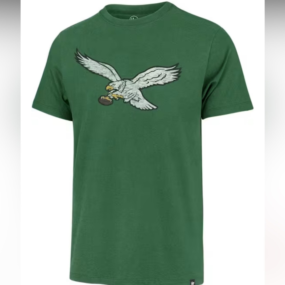 47 Brand Dark Green Philadelphia Eagles Tee